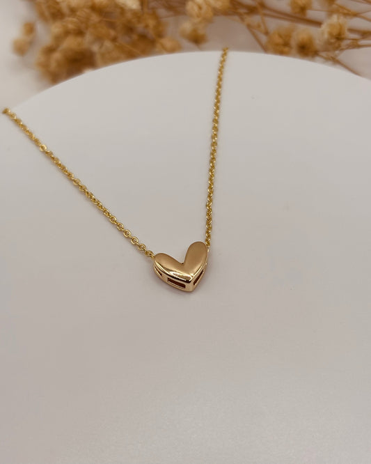 COLLAR AMOR- CORAZON DORADO