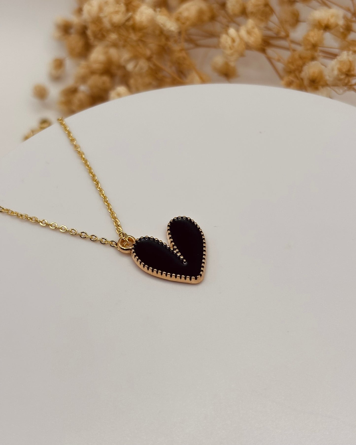 COLLAR AMOR- CORAZON COLOR