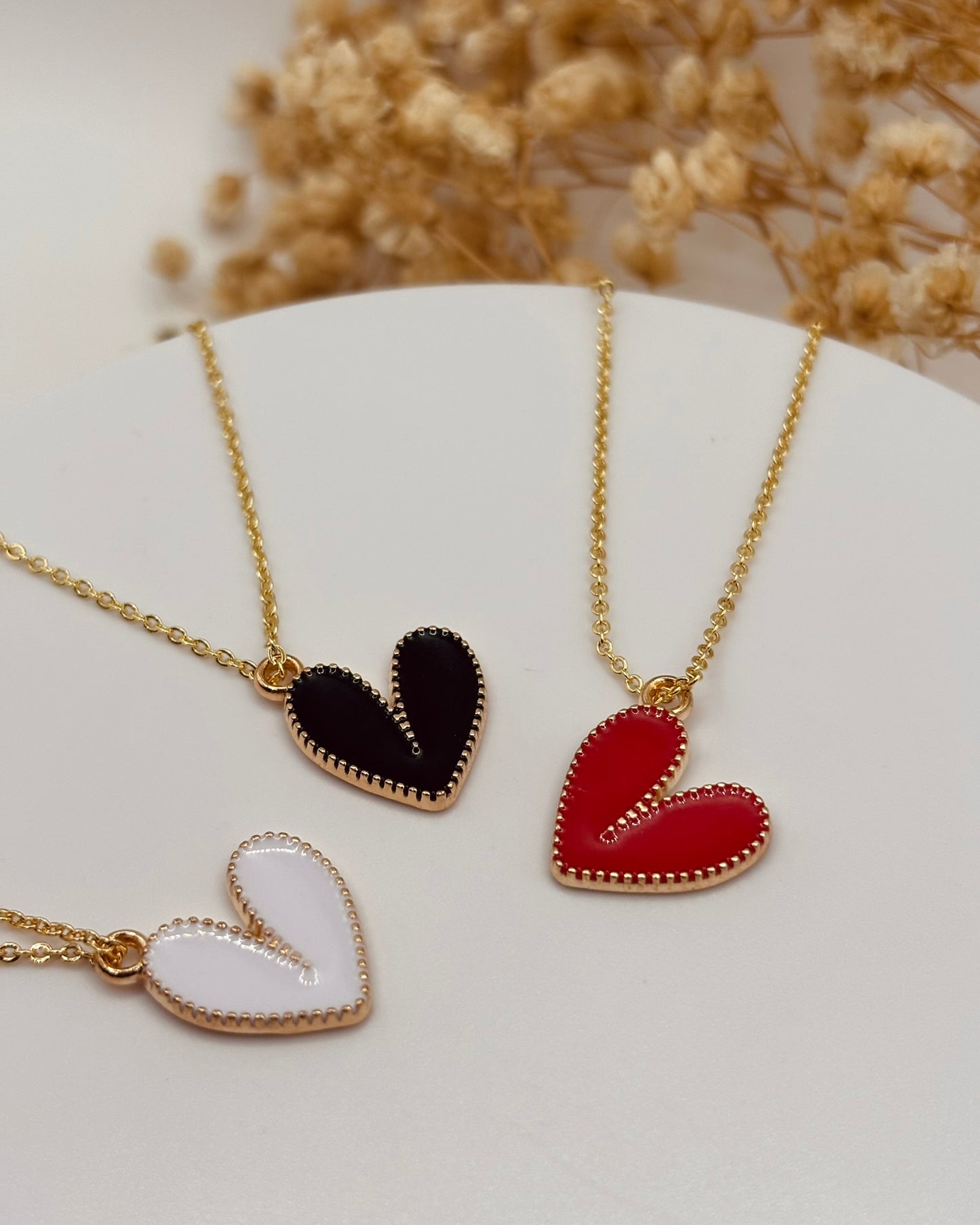 COLLAR AMOR- CORAZON COLOR