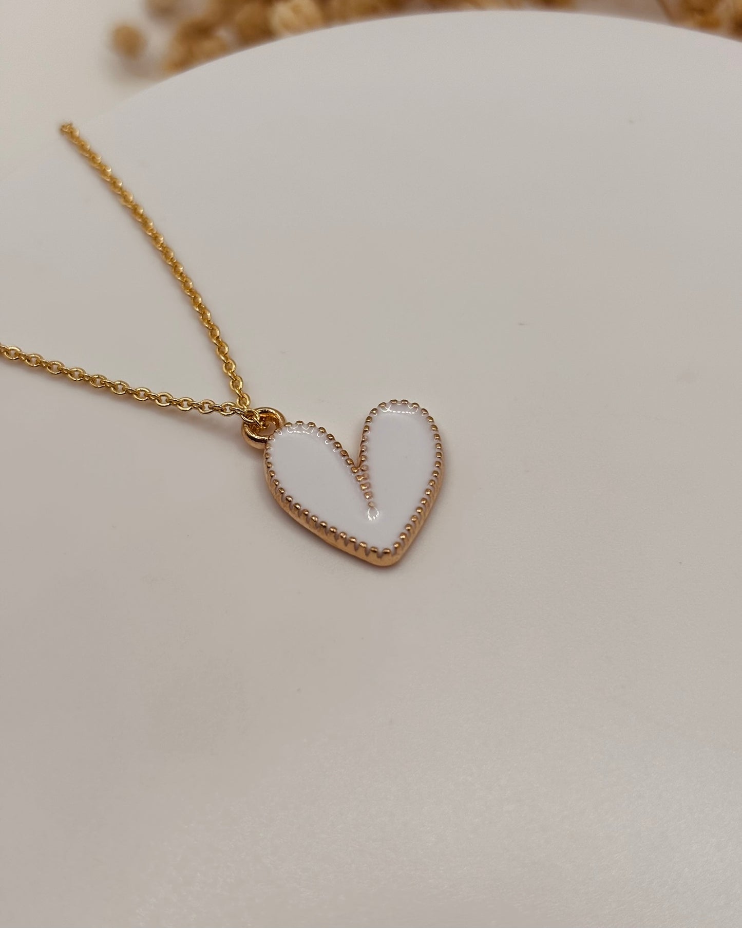 COLLAR AMOR- CORAZON COLOR