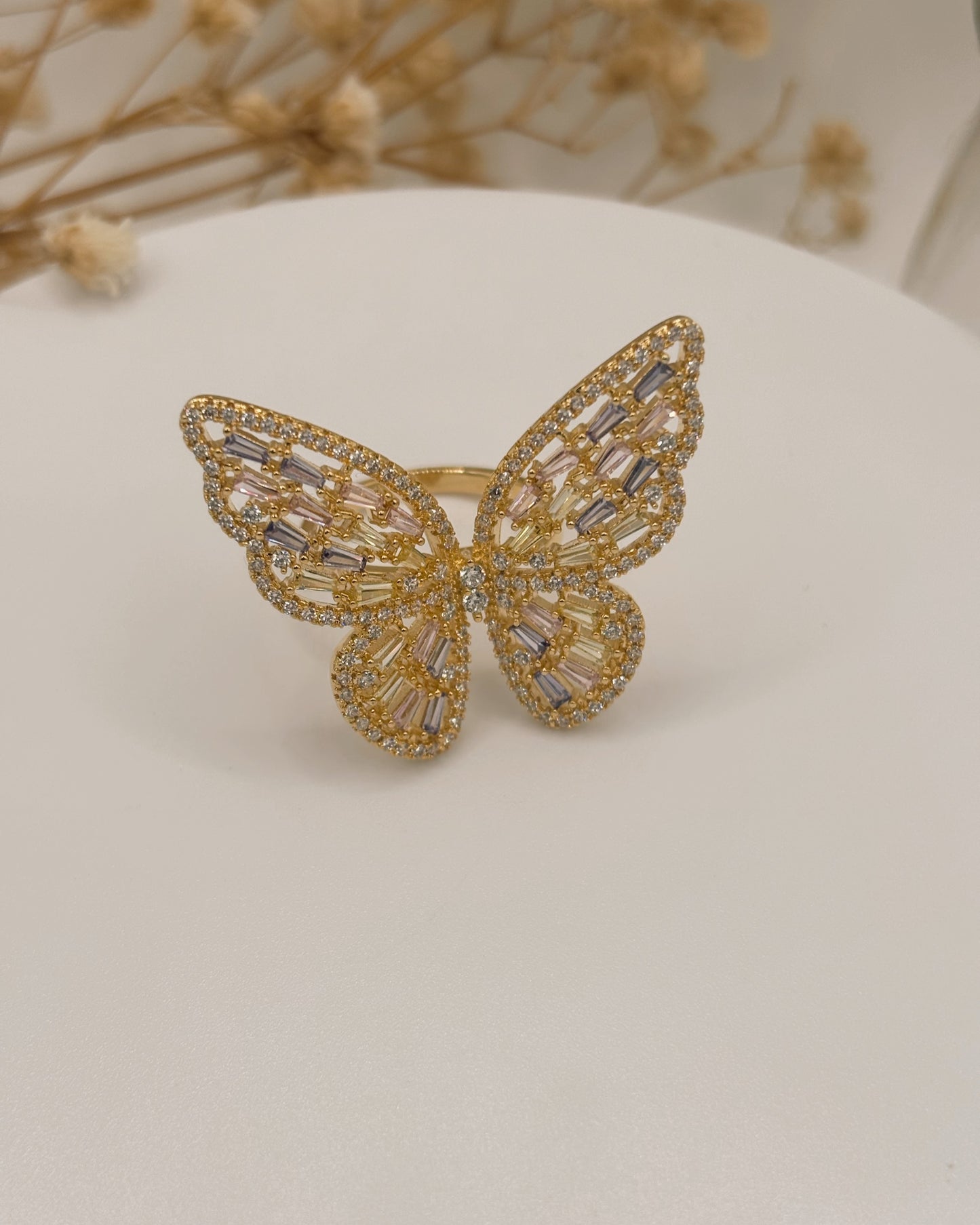 ANILLO MARIPOSA PASTEL